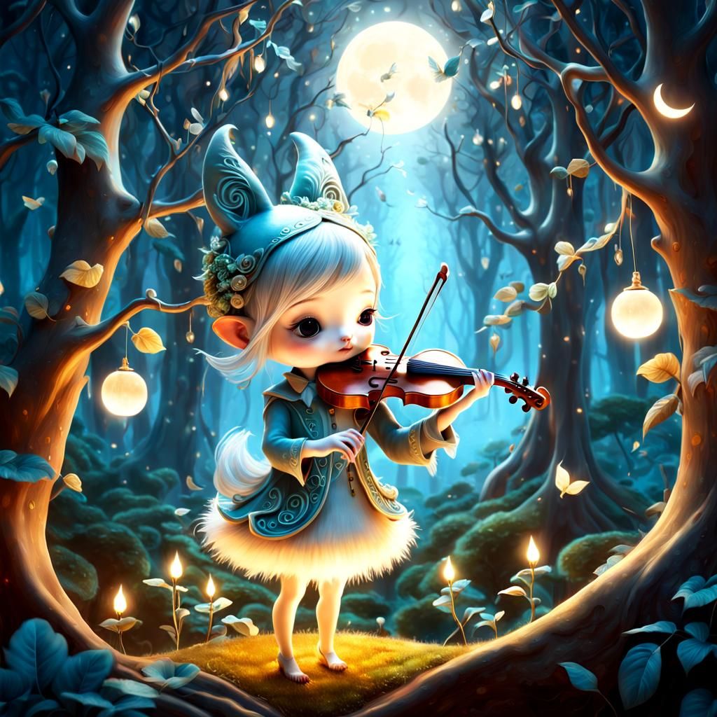 Moonlit Musician