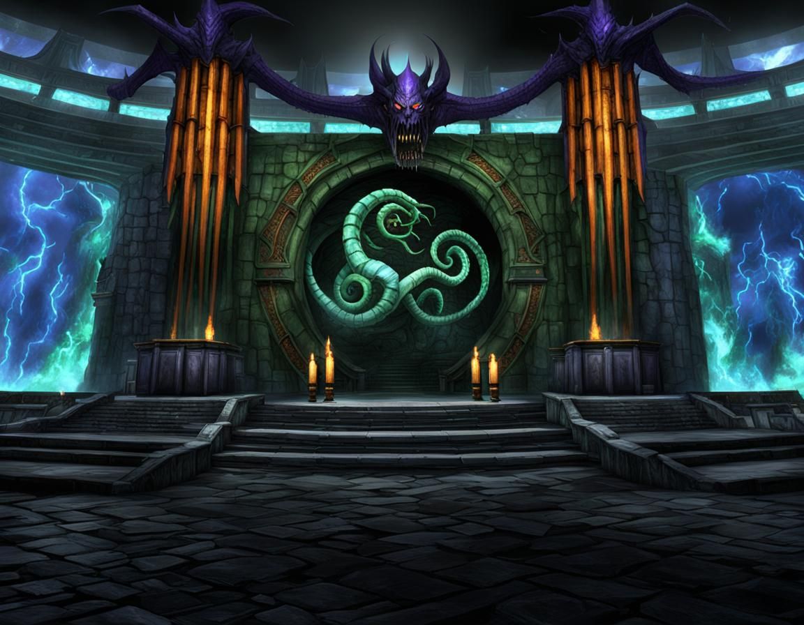Mortal Kombat 4 Elder Gods Arena Interior