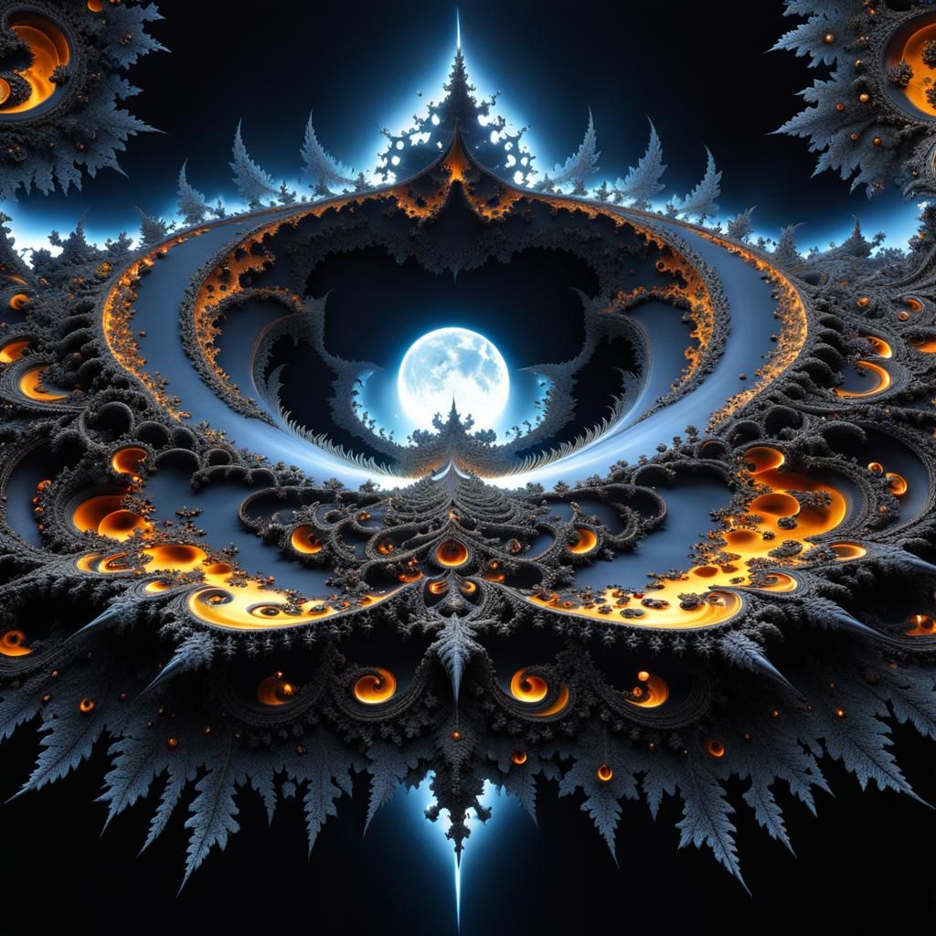 Mandelbrot Fractal Nyotaimori in High Detail