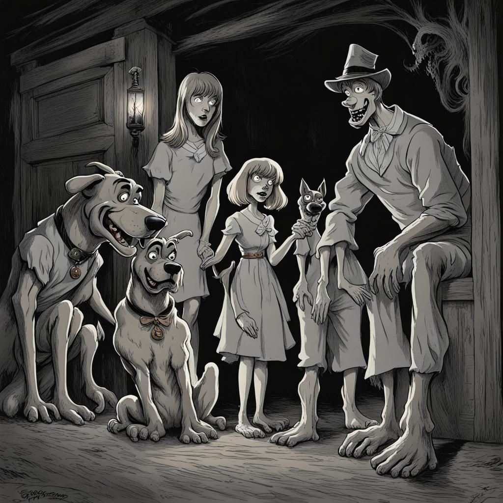 Scooby Doo in Horror Style