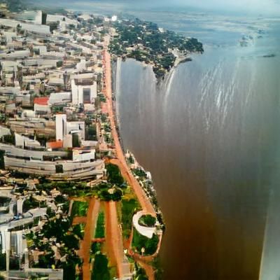 Vibrant Cityscape at Dusk
