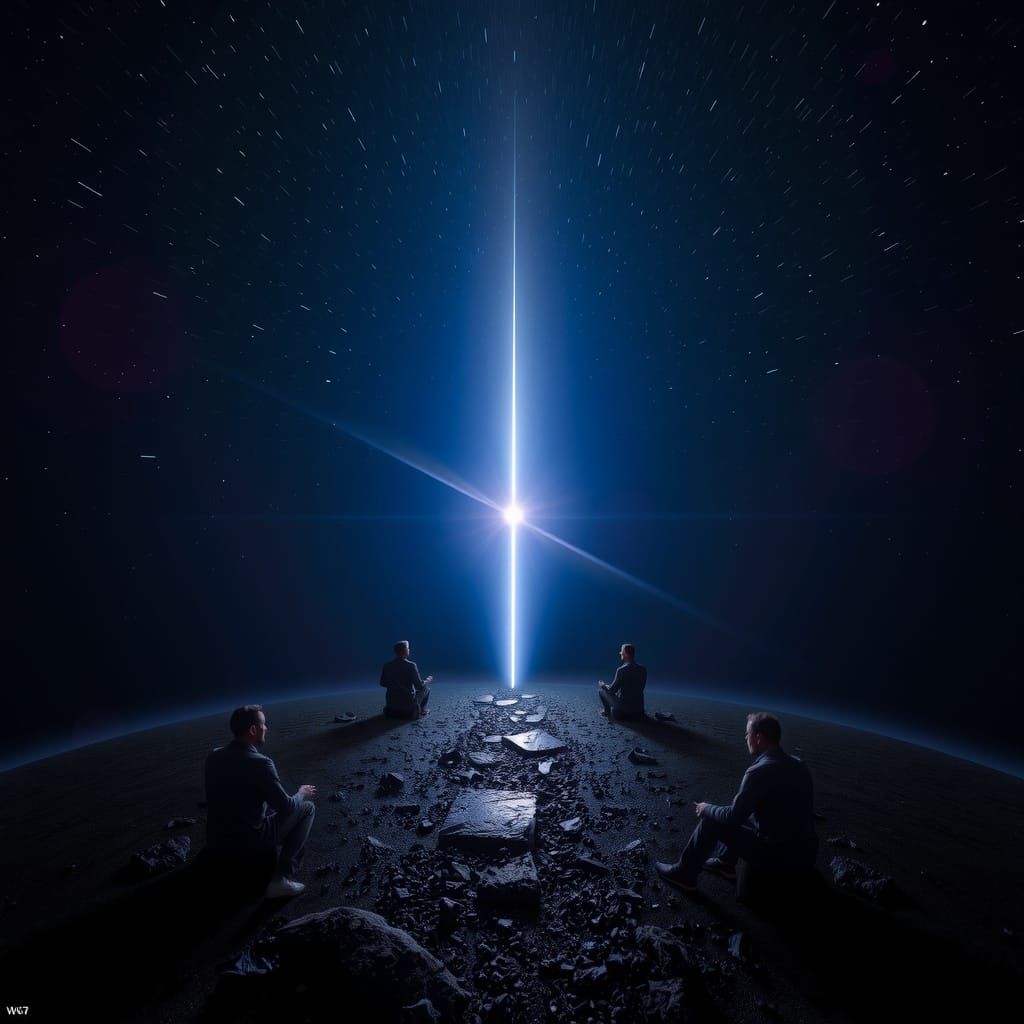 Abstract Network of Resonance and Reflection