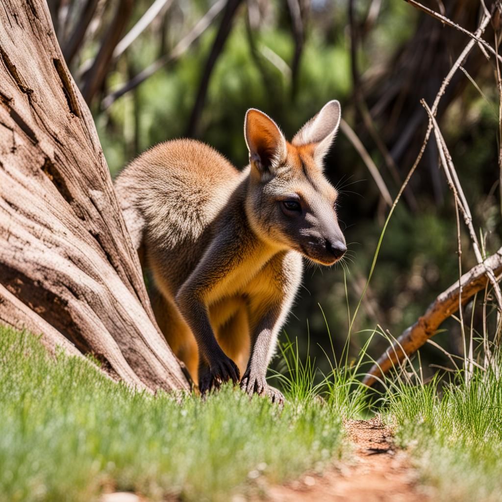 Wallaby at Wallaby Gap, Larapinta Trail