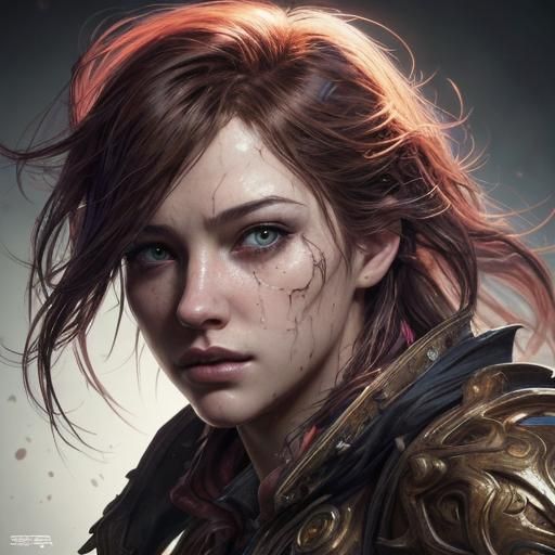 Character Emerges from Book: Hyperrealistic Splash Art