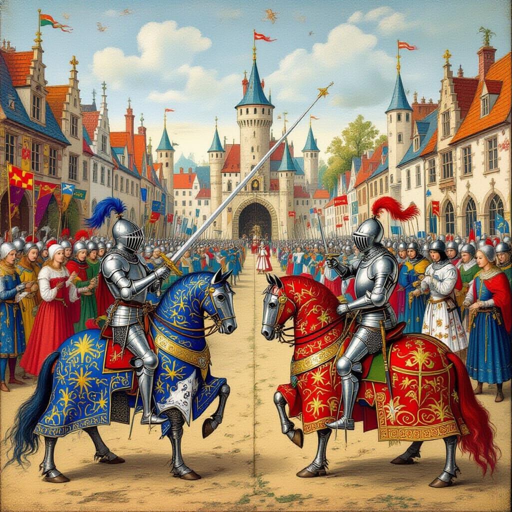 Medieval Jousting Tournament in Renaissance Style