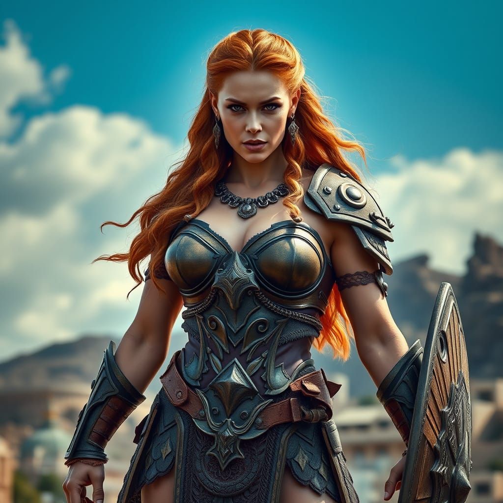 Epic Amazon Warrior Christina Hendricks