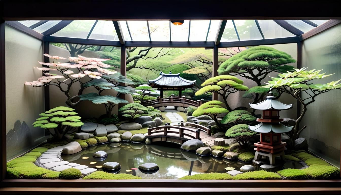 Japanese Garden Diorama