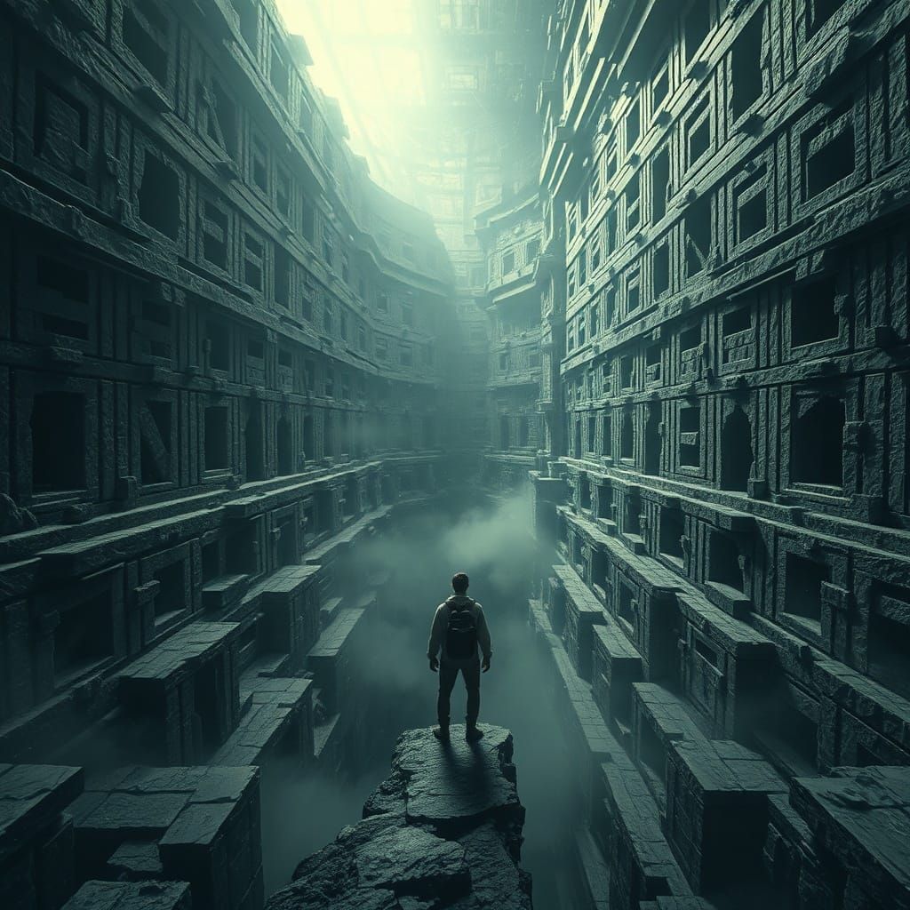 Existential Dread in an Infinite Escher-esque Labyrinth