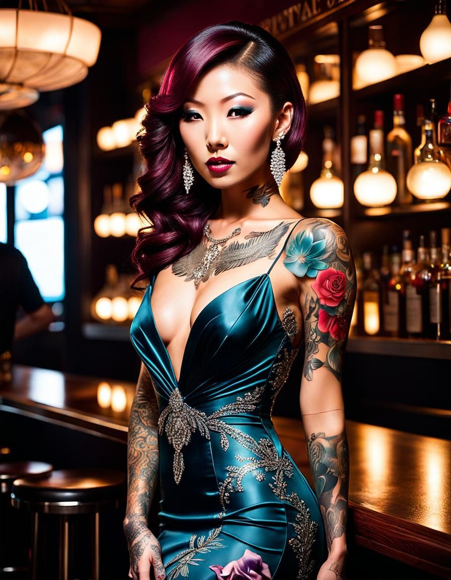 Tattooed Hostess