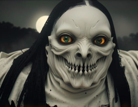 The Pale Lady in Haunting Folk Horror Atmosphere