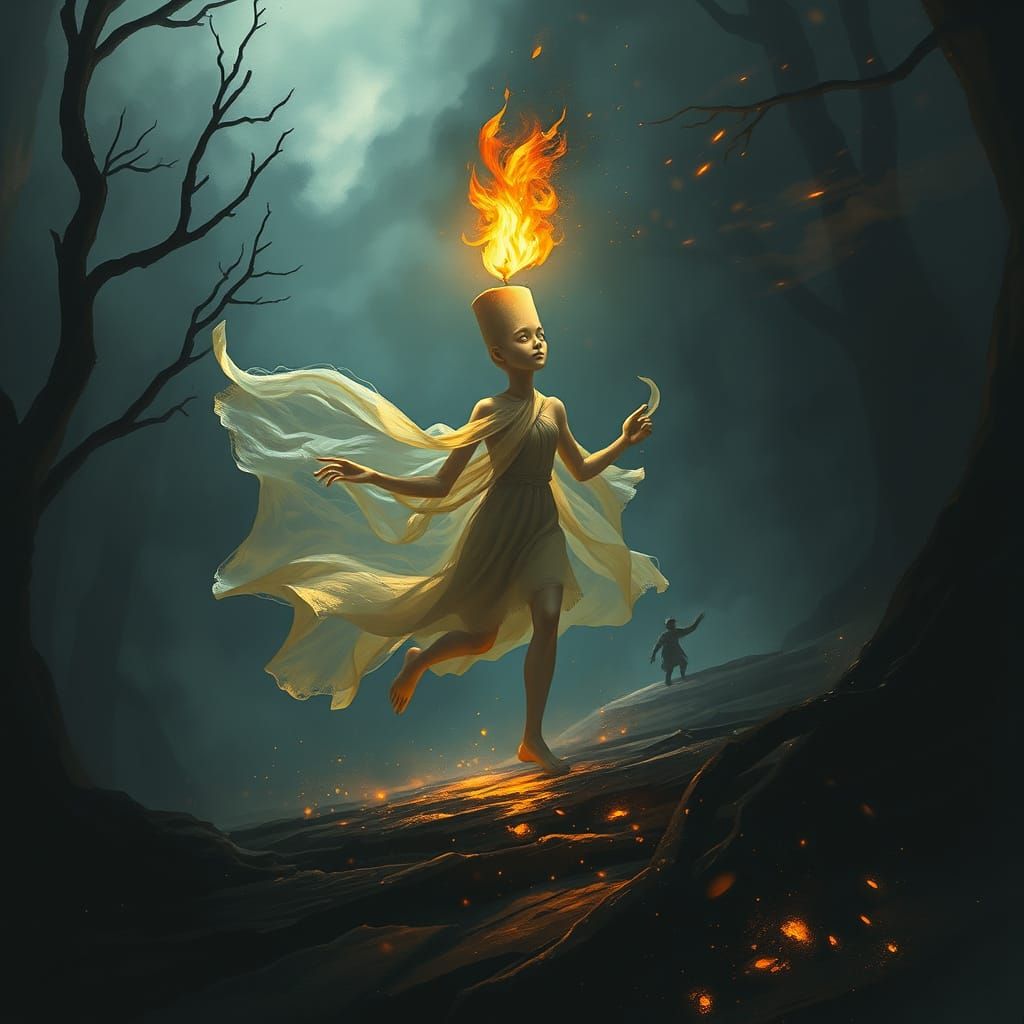 Lumina: Bearer of Eternal Flame in Dark World