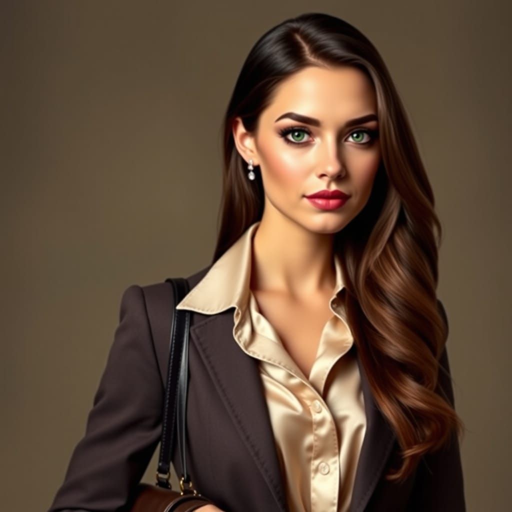 Elegant Woman in Renaissance Style