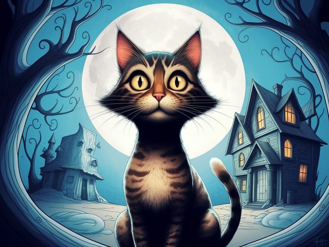 Magical Whimsy Under the Full Moon