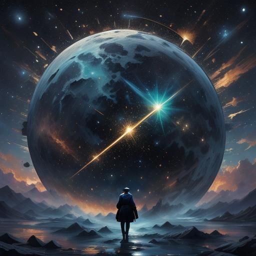 Cosmic Midnight: Aurora and Starry Skies