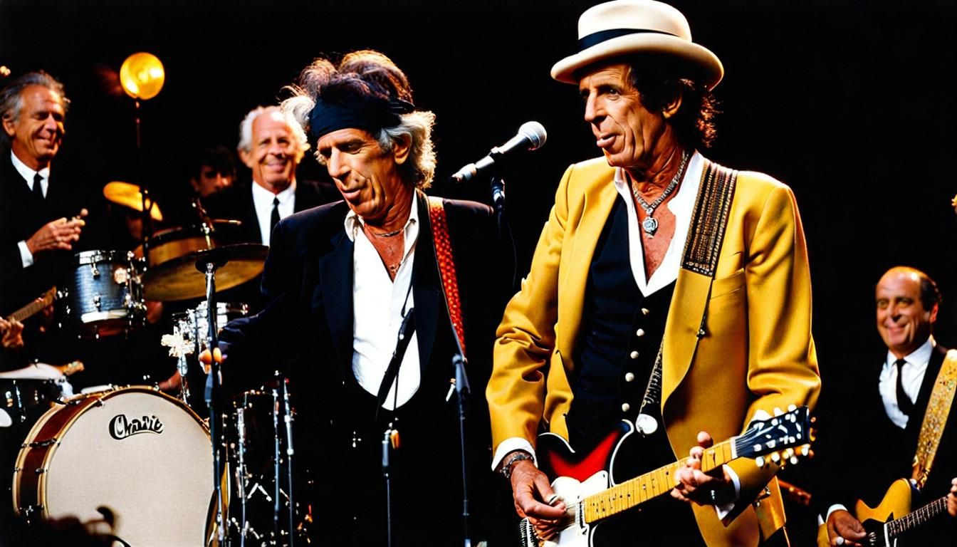Keith Richards Troubadour Act at Chaplin Christening