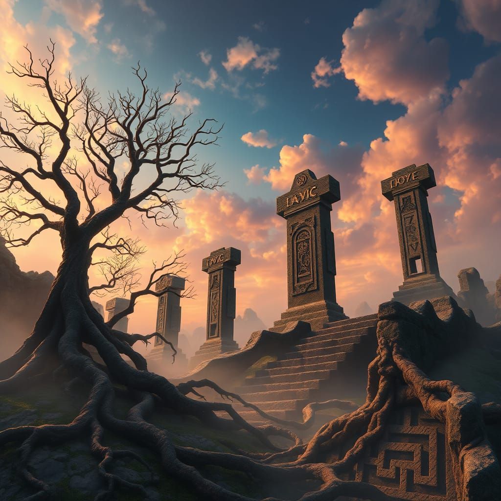 Mystical Celtic Realm with Ancient Magic