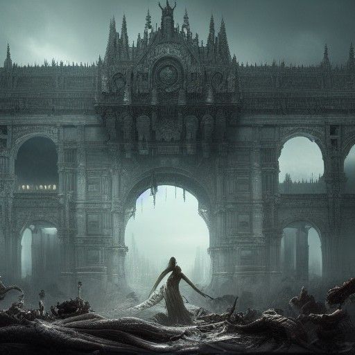 Dramatic Blood Digital Matte Painting