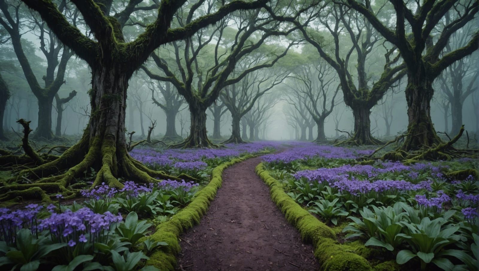 Mystical Doorway in Enchanted Forest