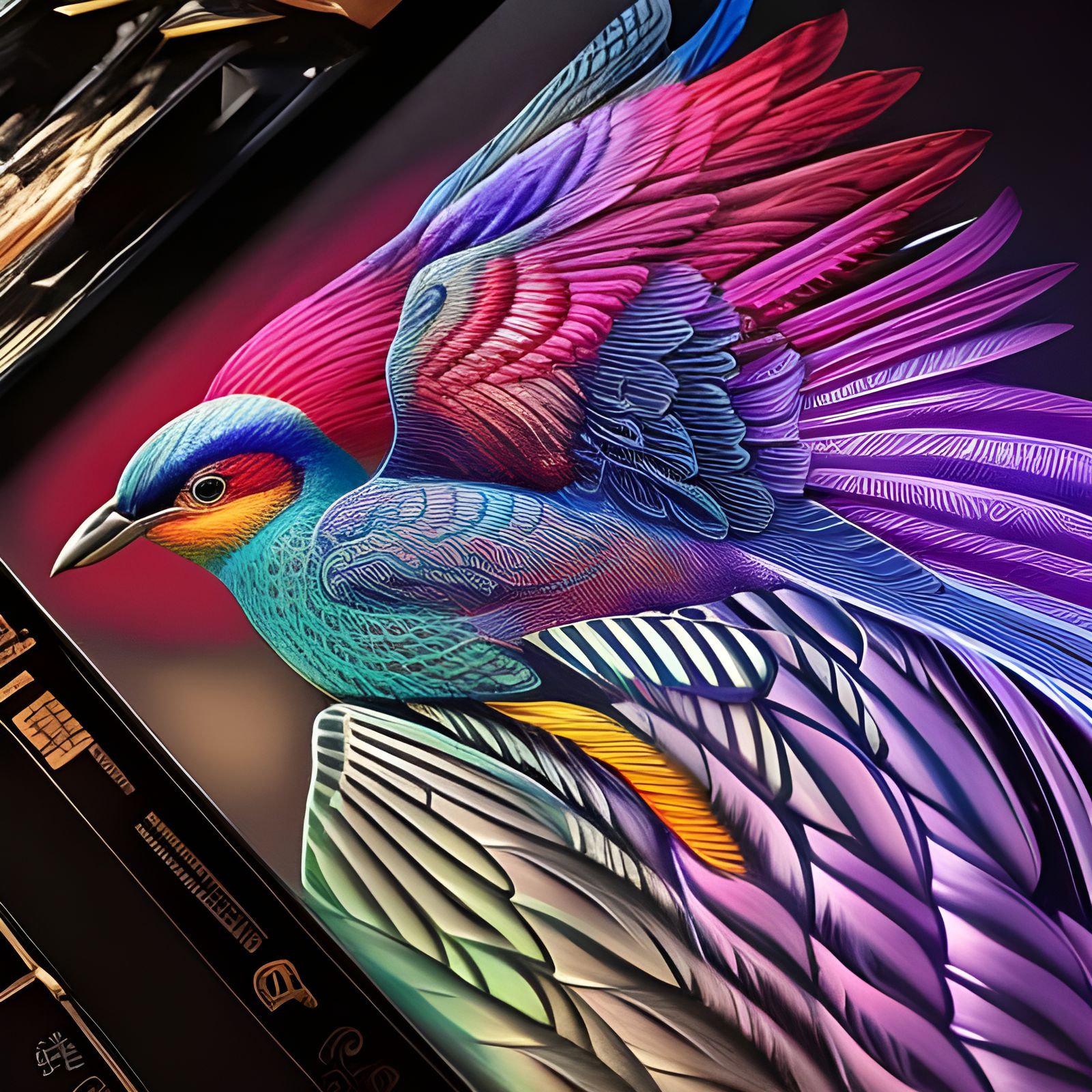 Piasa Bird (Charcoal)