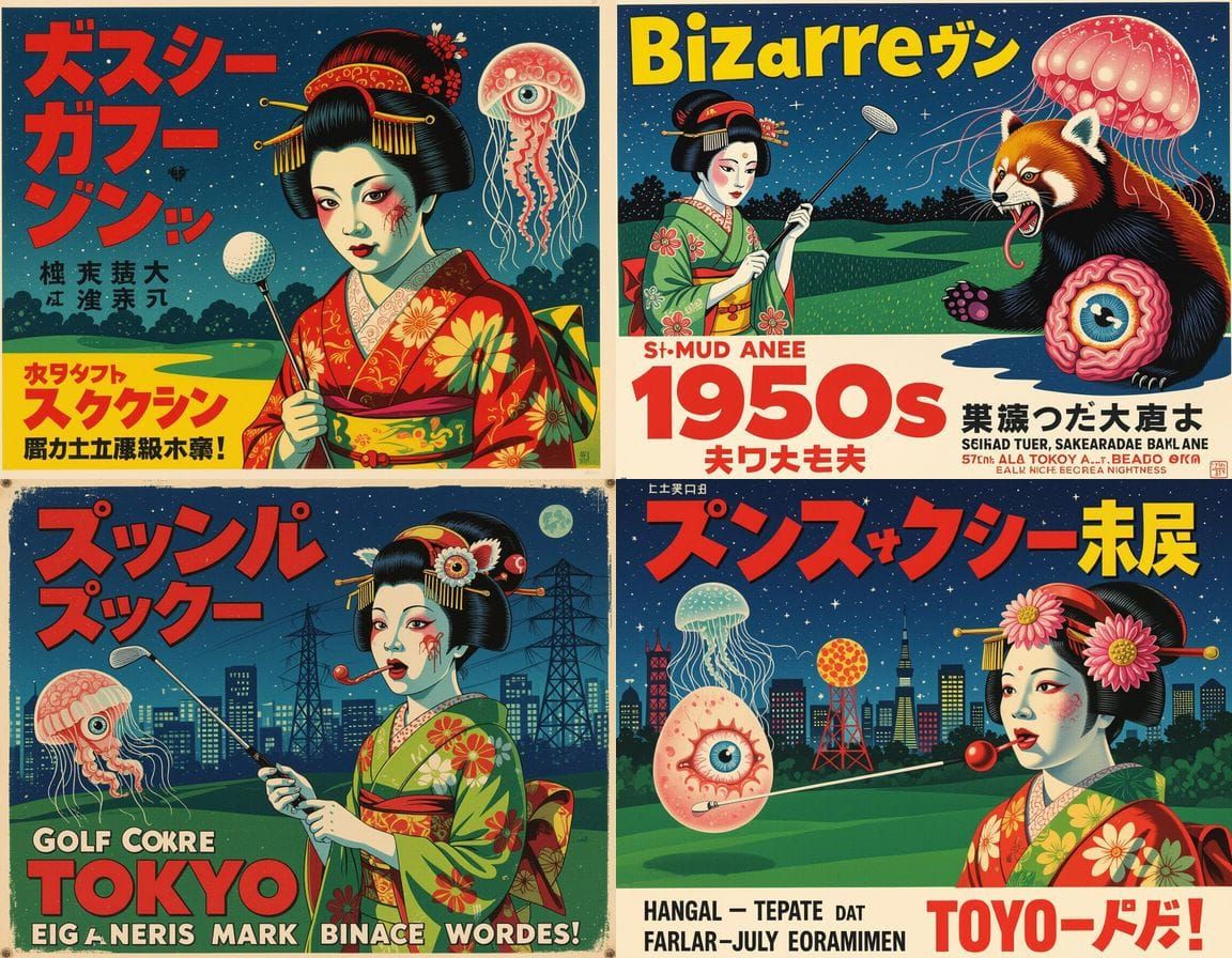 Mutant Geisha Horror on a Tokyo Golf Course