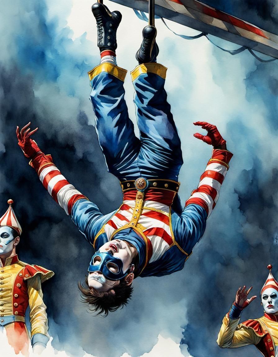 Monochrome Shadow Figure