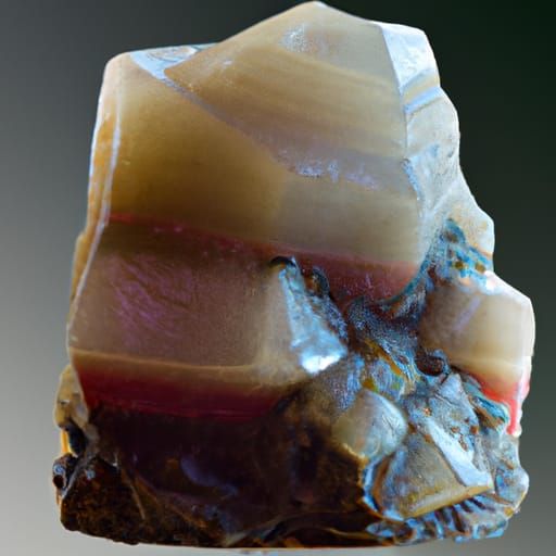 Crystal in sediment