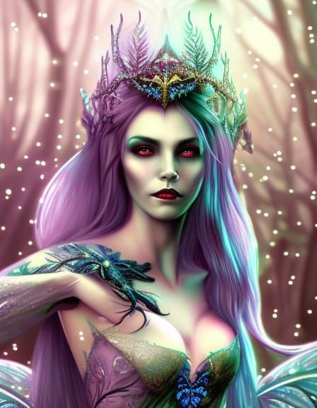 Mystical Vampire Fairy Coffin: Detailed Concept Art