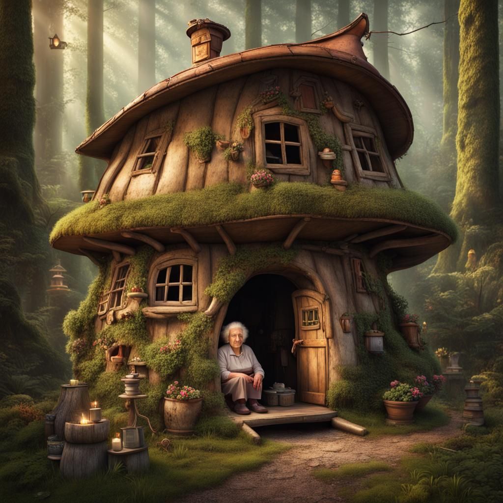 Fairytale Shoe House in Magical Forest