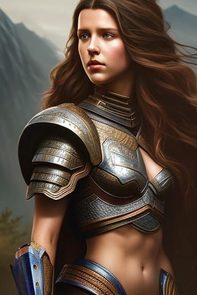 Millie Bobby Brown as Warrior girl 14