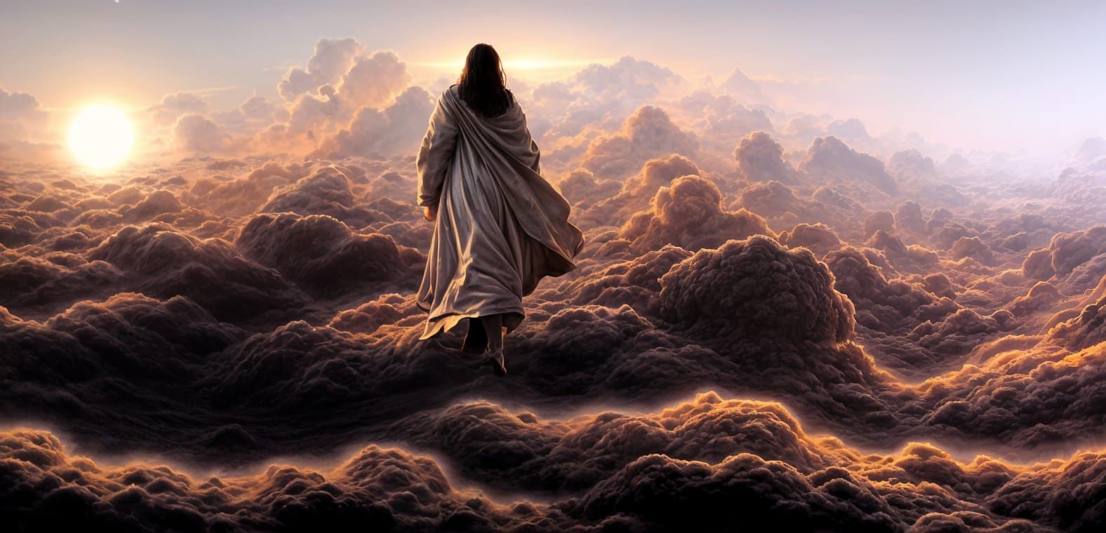 Surreal World Walker on Metal Arch