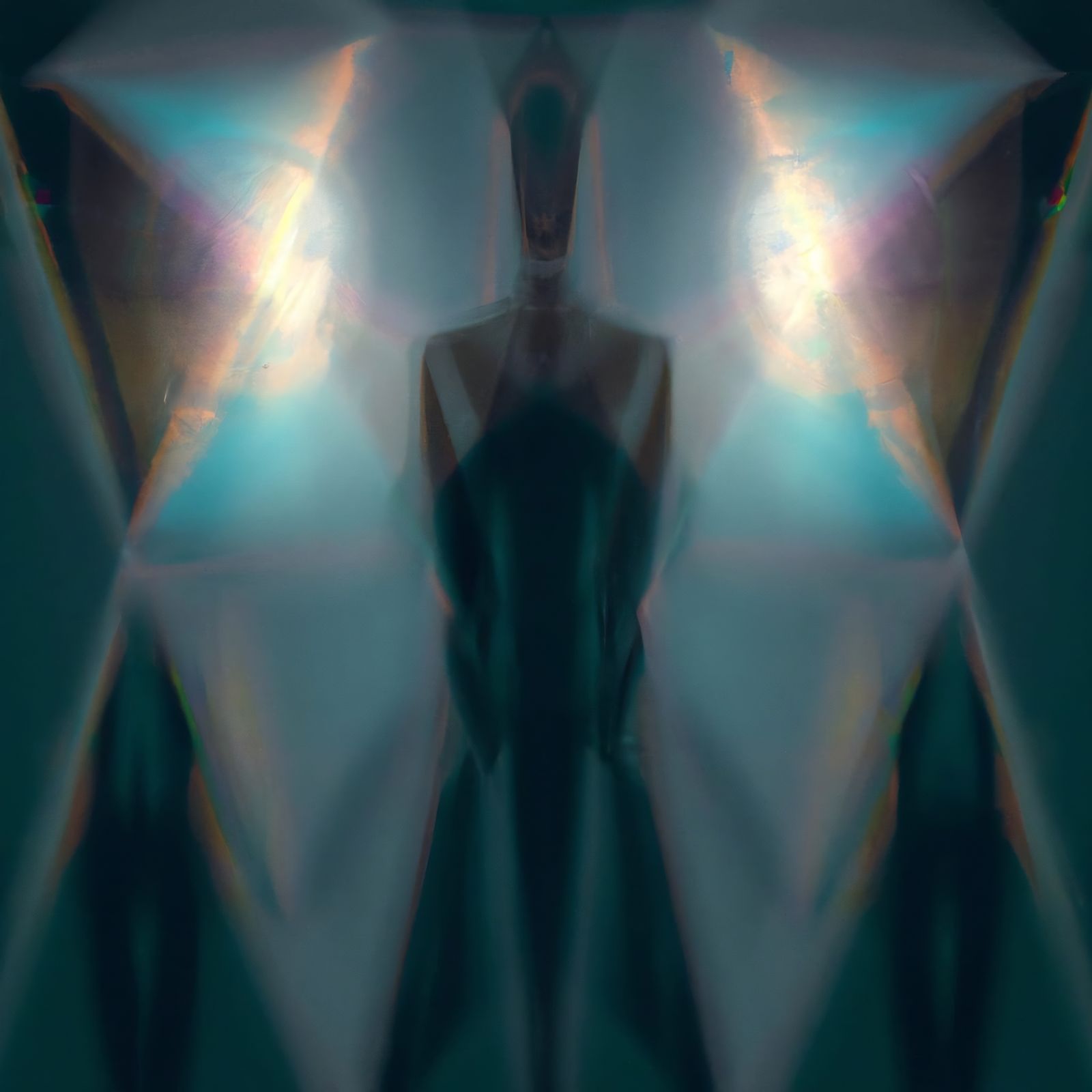 Mirrored Interference Being in Geometric Prism