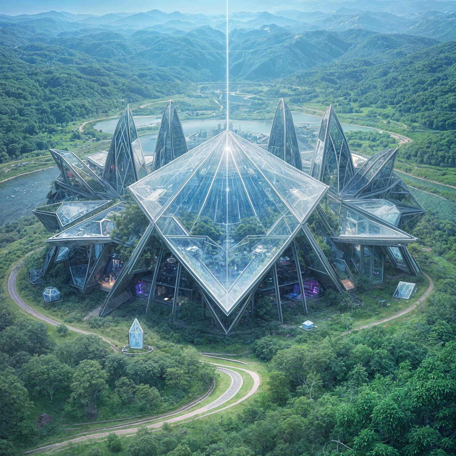 Utopian Future: Crystal Homes and Free Energy