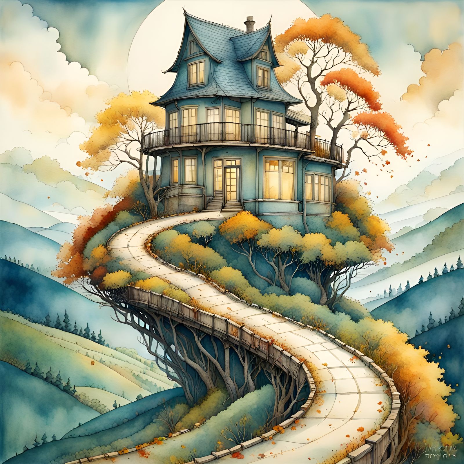 HOUSE ON THE hiLL - aUTUMN 1