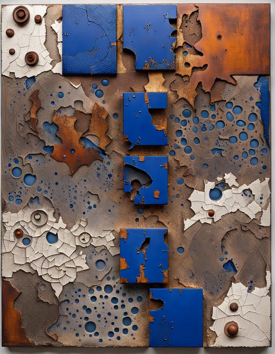 Surreal Pain Imagery Inspired by Dada and Abstract Art