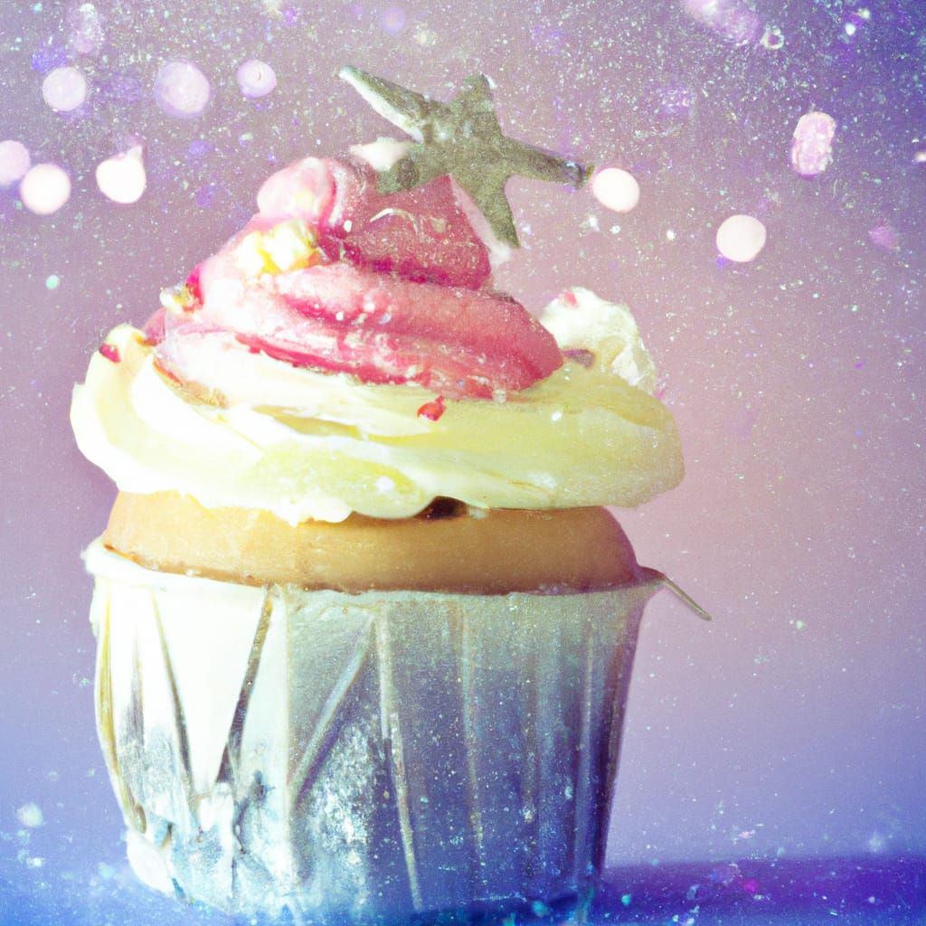 Generated Image of a Cupcake