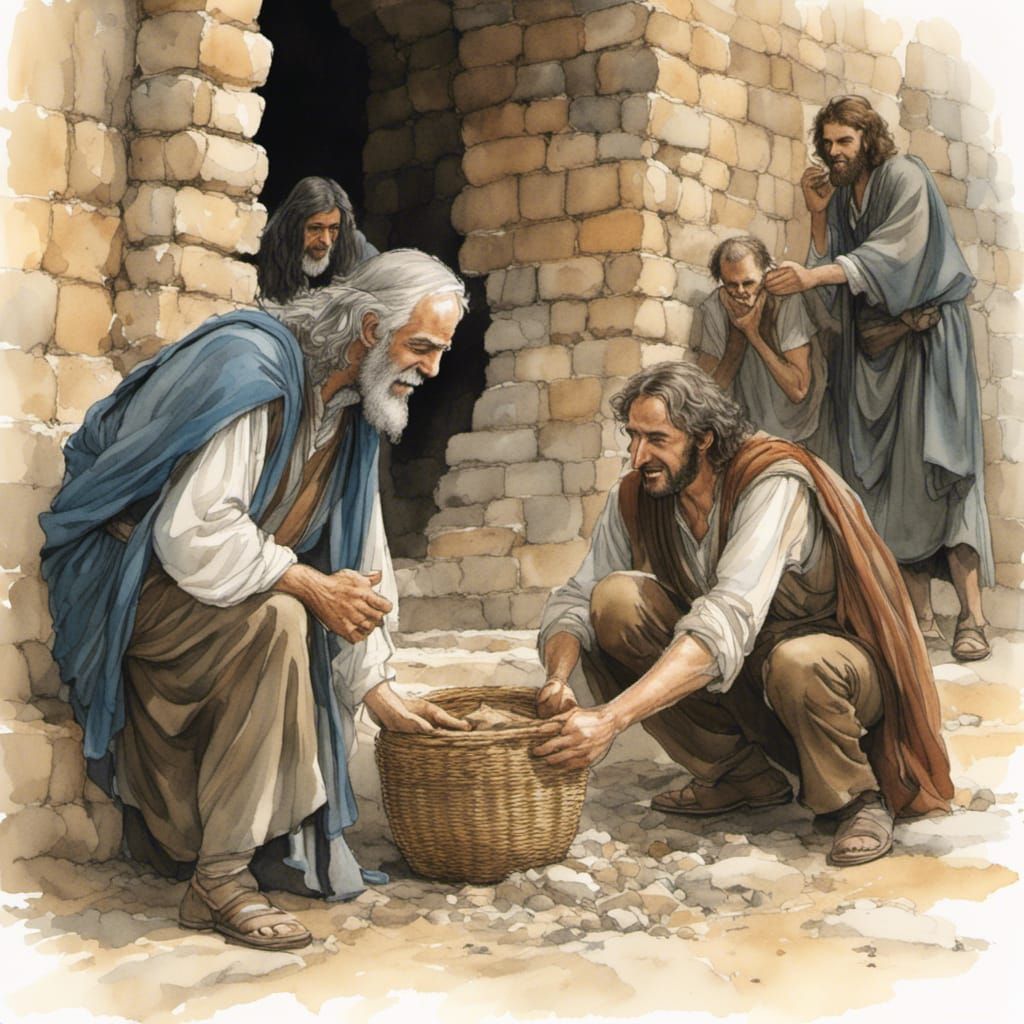 Ancient Israel: Helping a Crippled Beggar