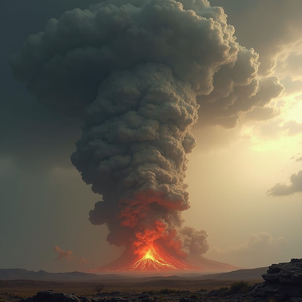 Tornado Meets Volcano: A Dramatic Geological Collision
