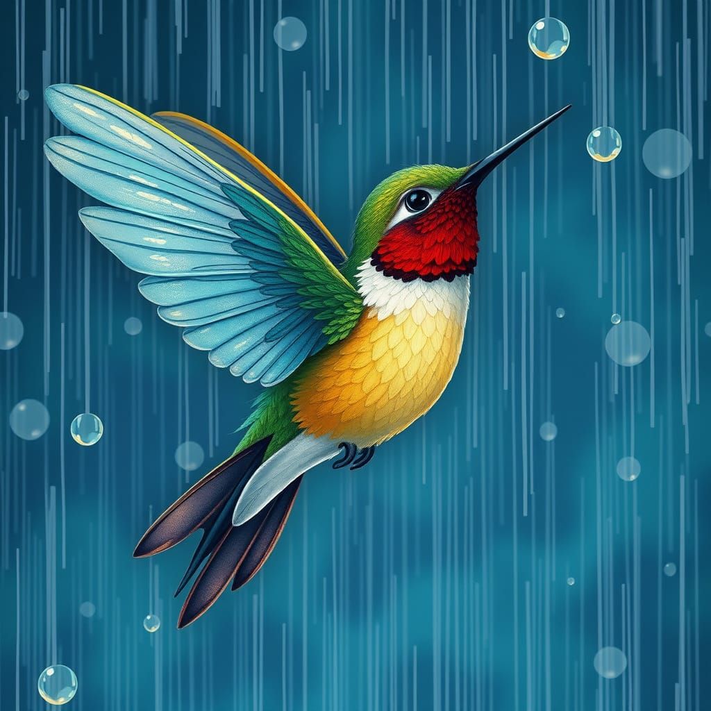 Hummingbird Cartographer's Ephemeral Maps of Joy