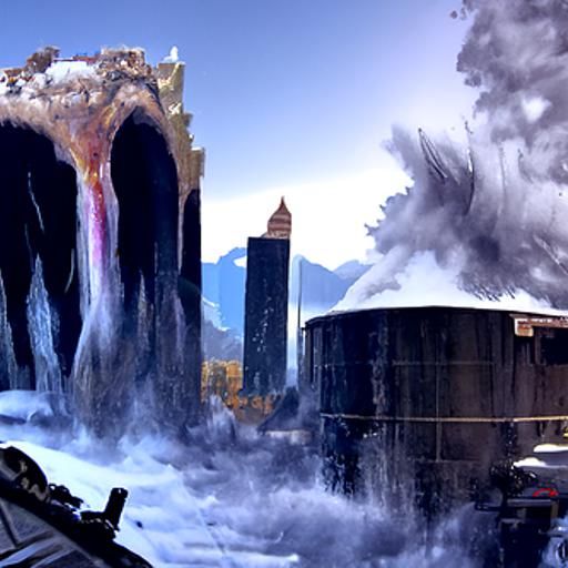 Shockwaves Radiating from a Fart: Matte Painting