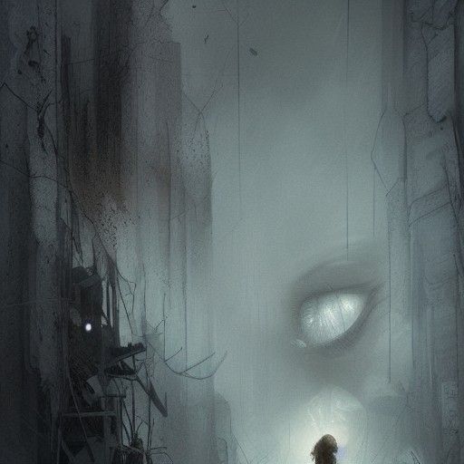 Crying Woman in Post-Apocalyptic Wonderland