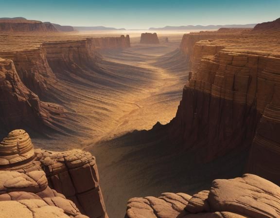 Majestic Grand Canyon Landscape Photography in Golden Hour