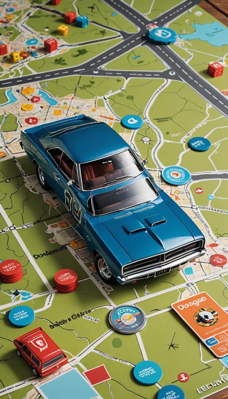 1968  Dodge Charger publicity poster