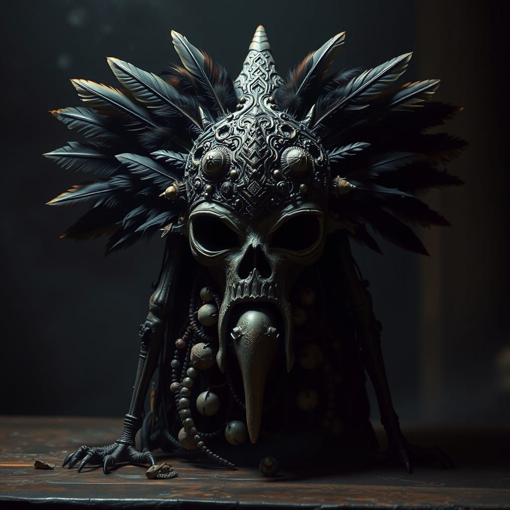 Ornate Fetish Object with Supernatural Powers