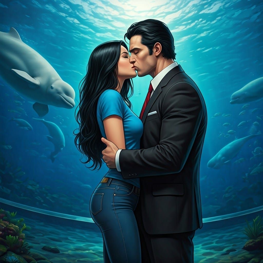 Dashing Victor Von Doom in Romantic Moment with Lovely Woman