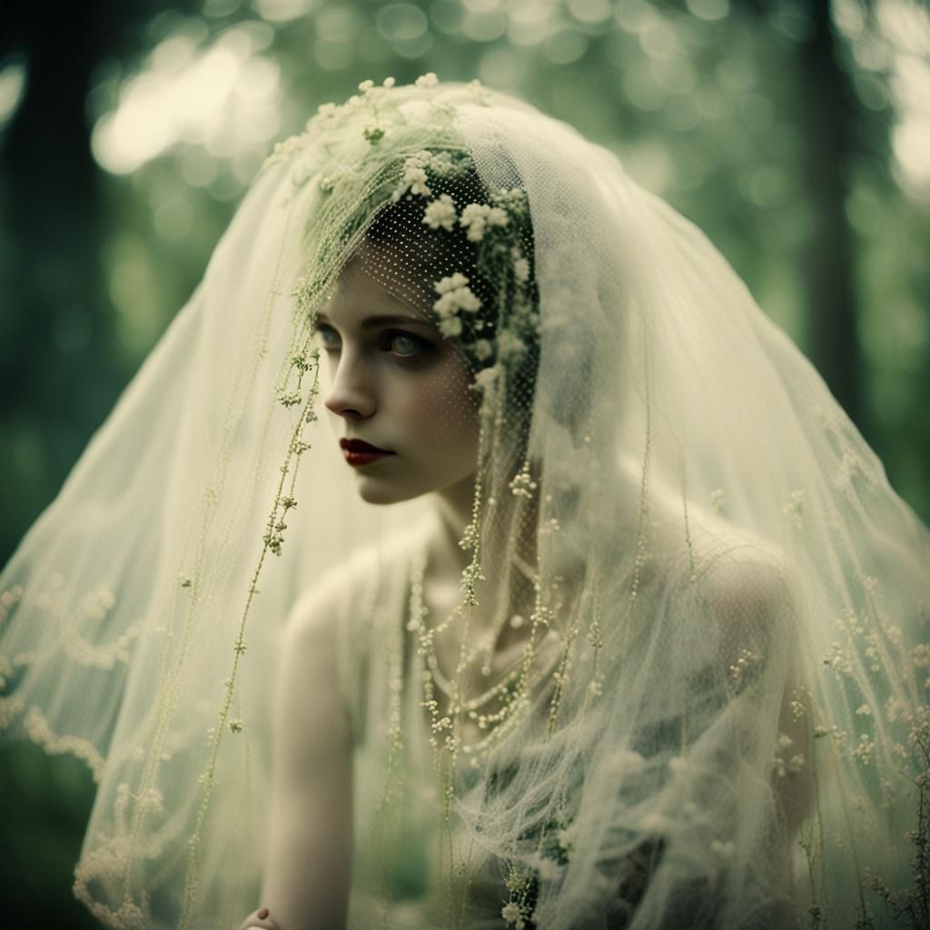 Rococo Veil with Dieselpunk and Ecopunk Elements