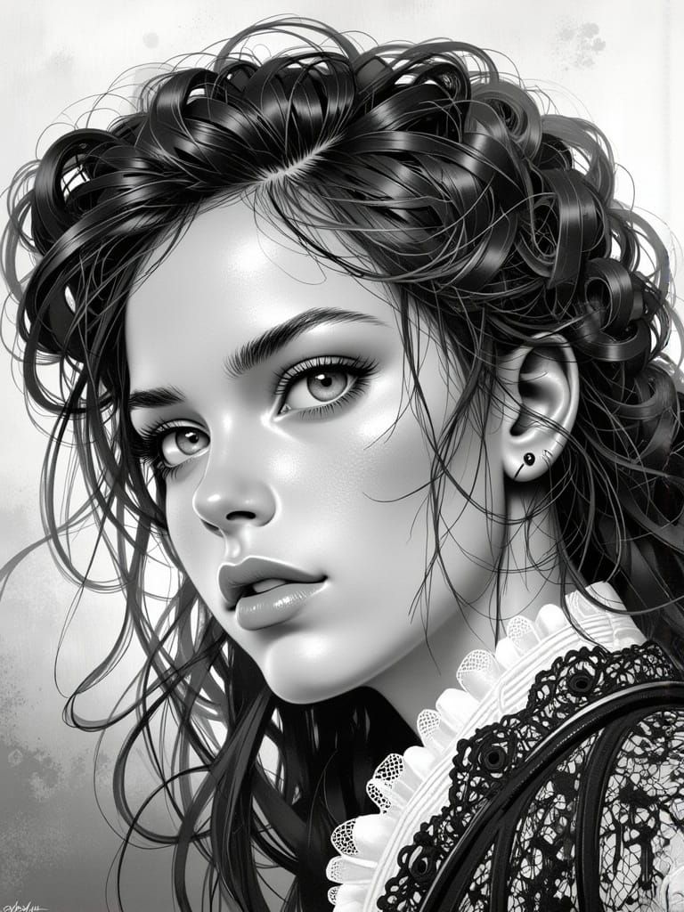 Ethereal Divine Being in HDR Cinematic Style