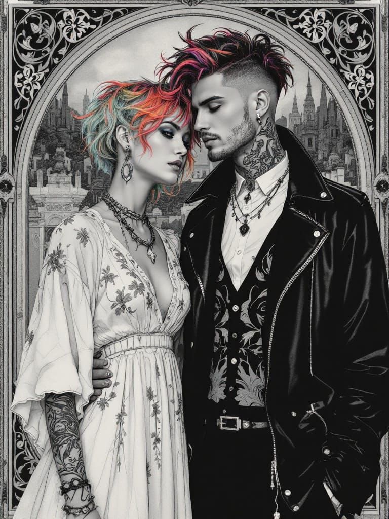 Elegant Rebellion: Young Love Redefines American Gothic