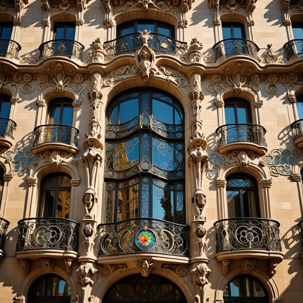 Surreal Modernist Architecture in Barcelona's Eixample
