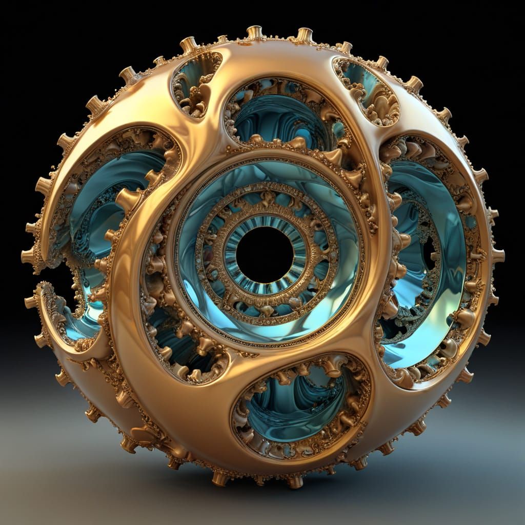 Abstract Geometric Ray Marching Render