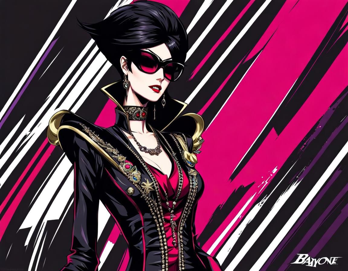 Bayonetta in Siouxsie and the Banshees Outfit
